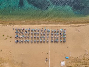  Across Coral Blue Beach